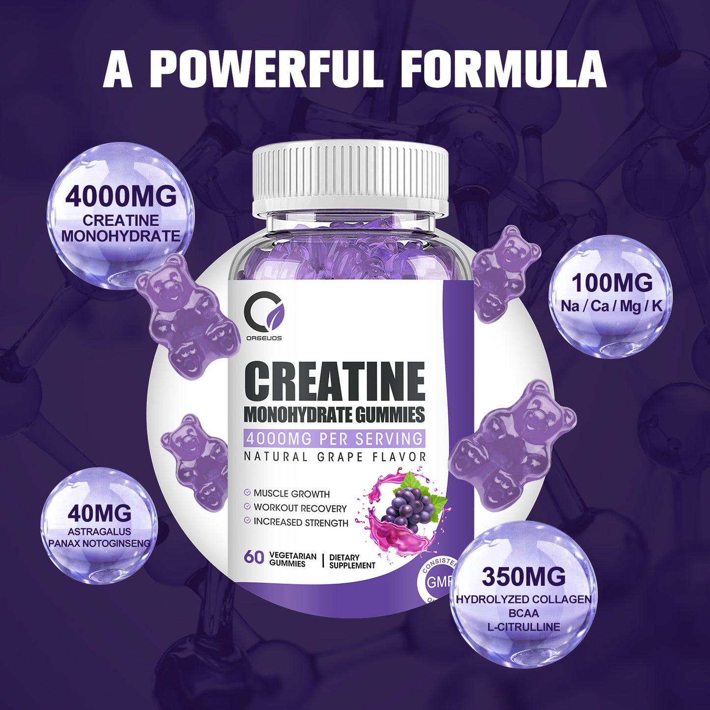 Orgmax Creatine Gummies 2Pack