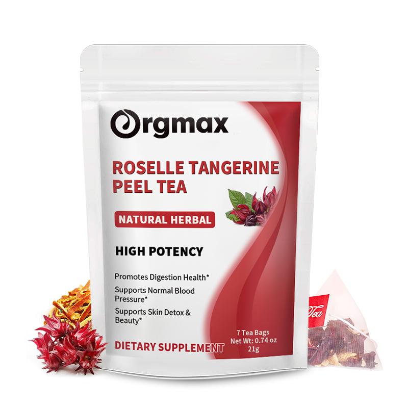 Roselle Tangerine Peel Tea Bags