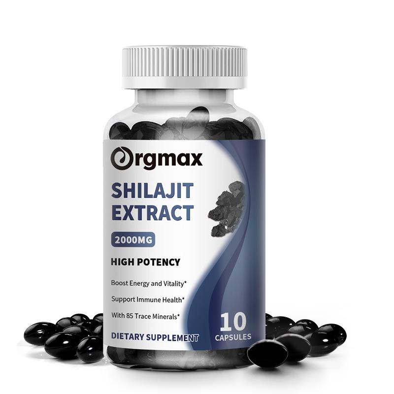 Orgmax Shilajit Extract 2000MG Capsules Dietary Supplement