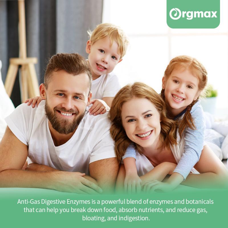 Orgmax Bloating Relief Capsules Helps Relieve Occasional Gas & Bloating After Meals, Post-Meal Comfort Support, Fennel Seeds Extract