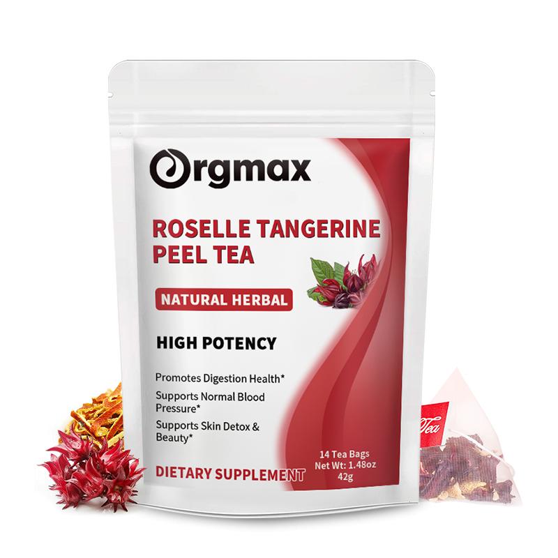 Roselle Tangerine Peel Tea Bags