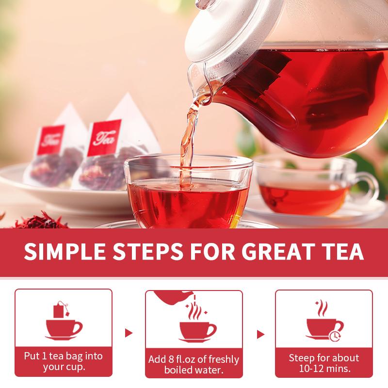Roselle Tangerine Peel Tea Bags