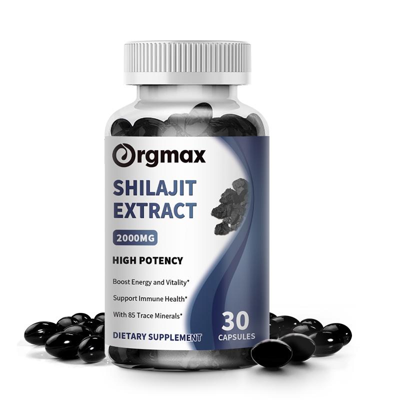 Orgmax Shilajit Extract 2000MG Capsules Dietary Supplement
