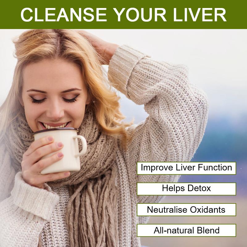 HFU Liver Detox Tea Natural and organic unique herbal support clearing away heat and removing fire eliminate toxins in the body make the skin better and repair the body fat metabolism system
