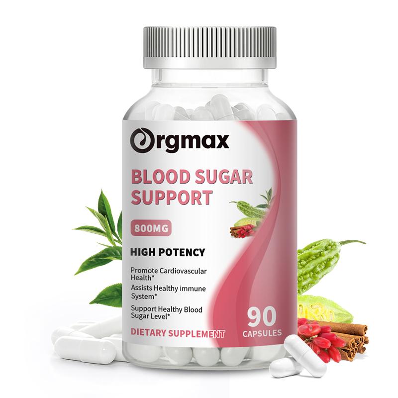 Orgmax Blood Sugar Support Capsules Dietary Supplement
