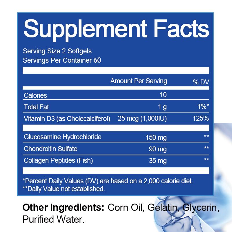 Glucosamine Capsules Supplement for Joint Health and Function