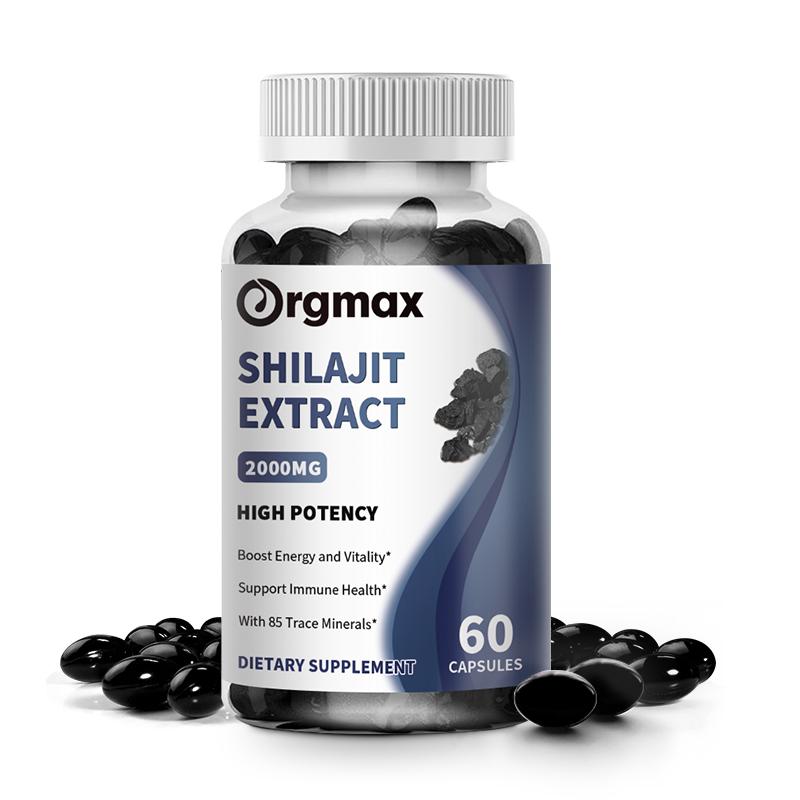 Orgmax Shilajit Extract 2000MG Capsules Dietary Supplement