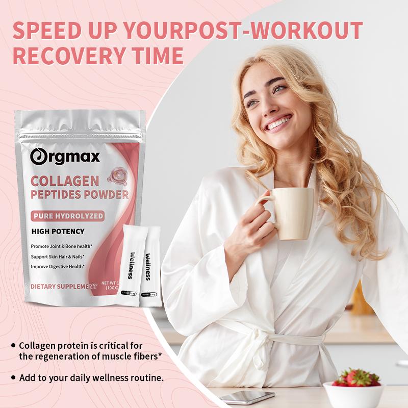 Orgmax Collagen Peptides Powder Dietary Supplement