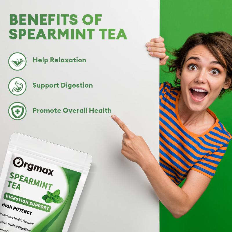 Orgmax Spearmint Tea Dietary Supplement