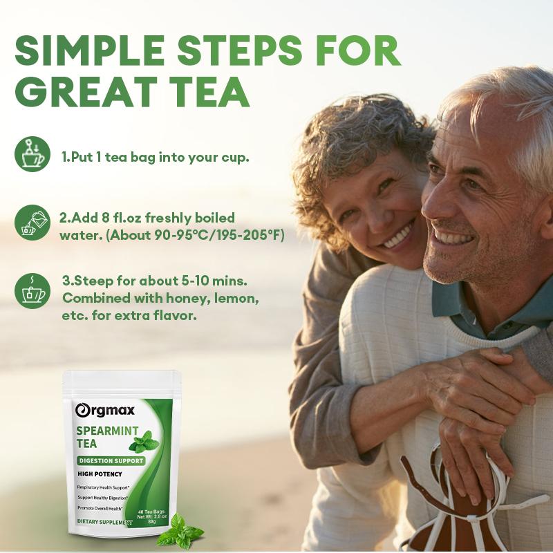 Orgmax Spearmint Tea Dietary Supplement