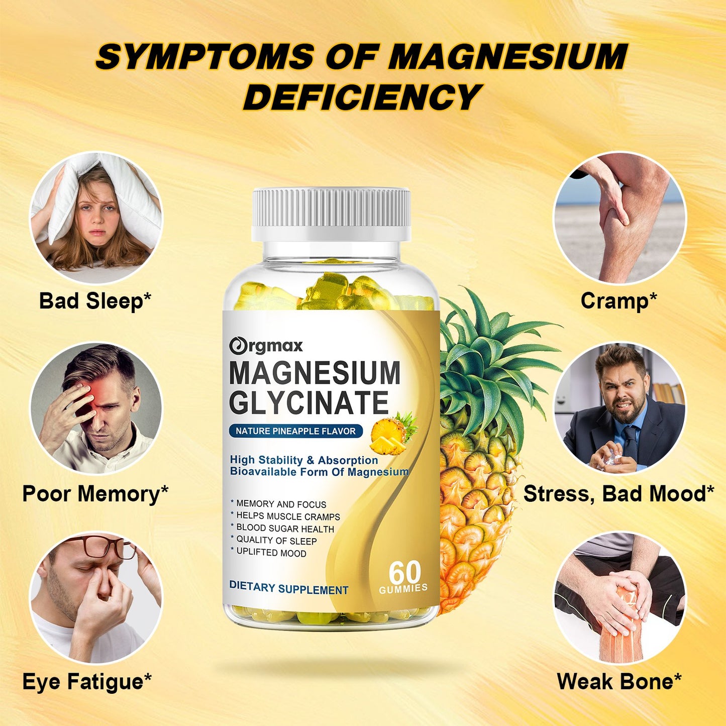 Orgmax Magnesium Glycinate Gummies