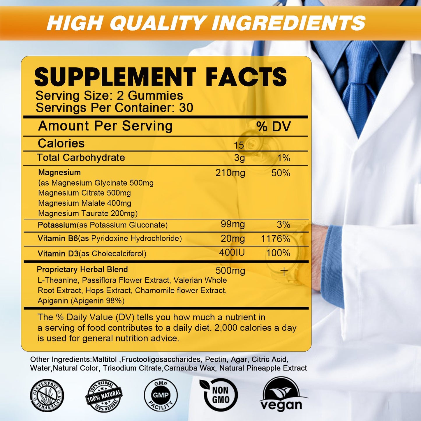 Orgmax Magnesium Glycinate Gummies