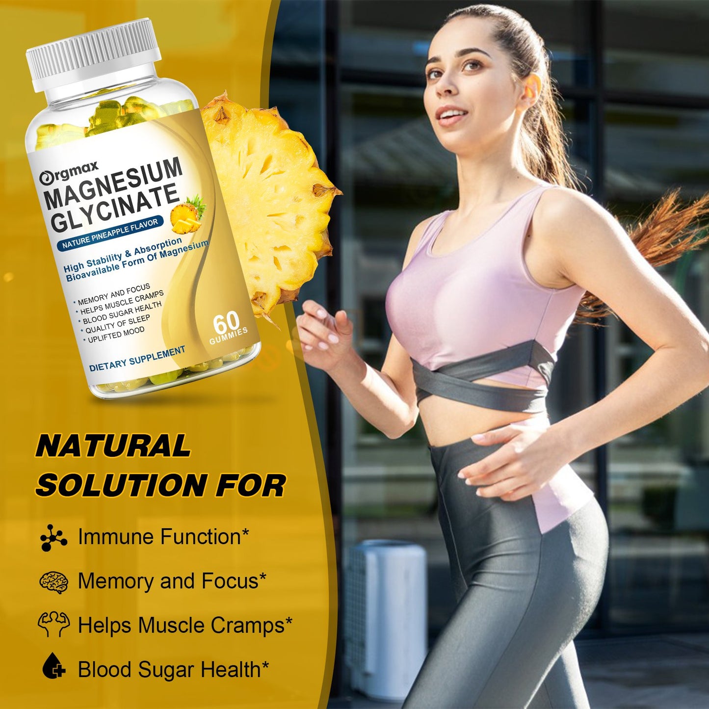 Orgmax Magnesium Glycinate Gummies
