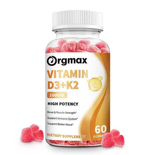 Orgmax Vitamin D3+K2, Muscle, Immune System & Mood Support