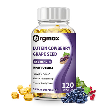 Orgmax Lutein Cowberry Grape Seed Eye Health Dietary Supplement