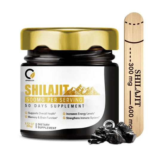 Orgeuos Himalayan Shilajit Resin Supplements 500mg,Support Immune & Energy for Men and Women,2.1 Oz