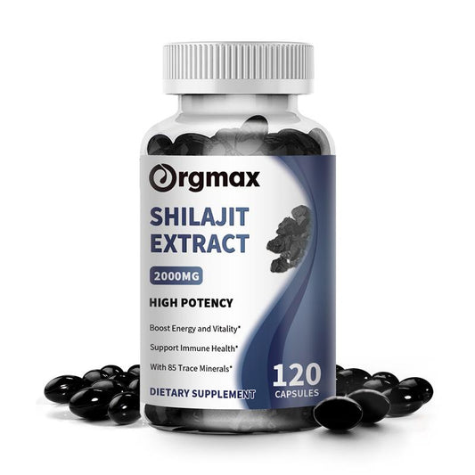 Orgmax Shilajit Extract 2000MG Capsules Dietary Supplement