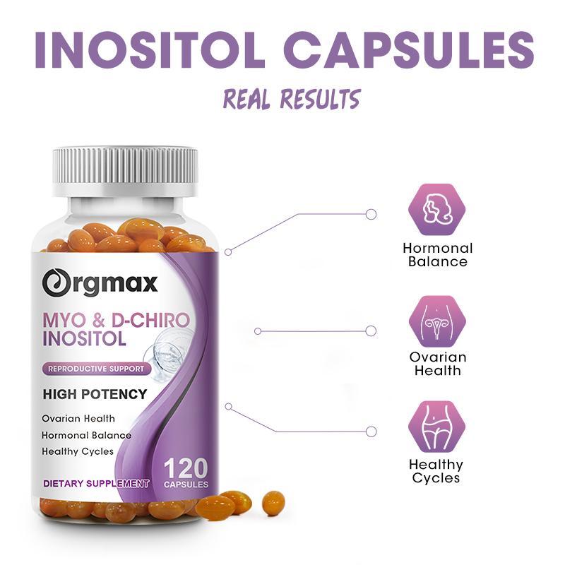Orgmax MYO&D-CHIRO INOSTITOL Capsules