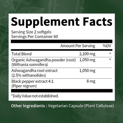 Ashwagandha Extract Capsules 120pcs