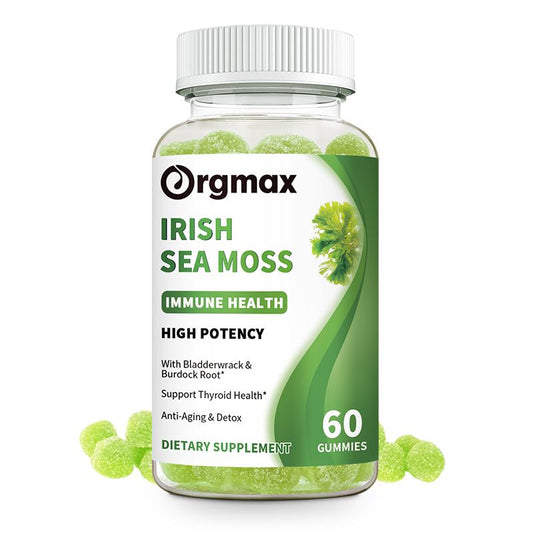 Orgmax Irish Sea Moss Gummies Dietary Supplement