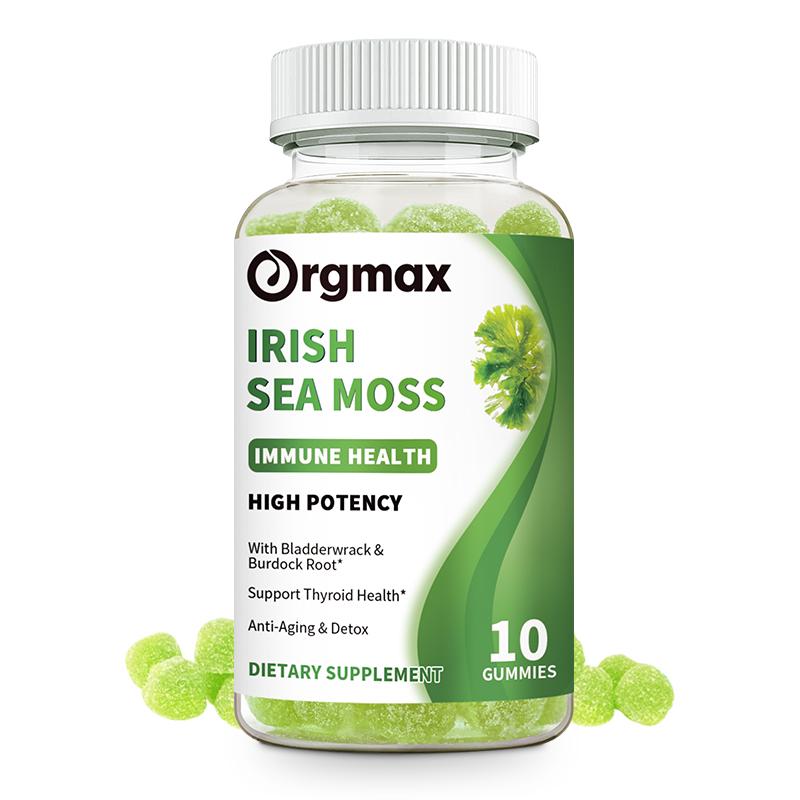 Orgmax Irish Sea Moss Gummies Dietary Supplement