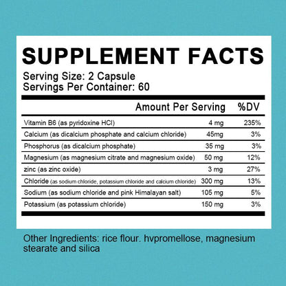 Electrolytic Salt Capsules Are Used for Electrolyte Balance, Replenishment Exercises, Recovery Exercise & Energy Essential Salt