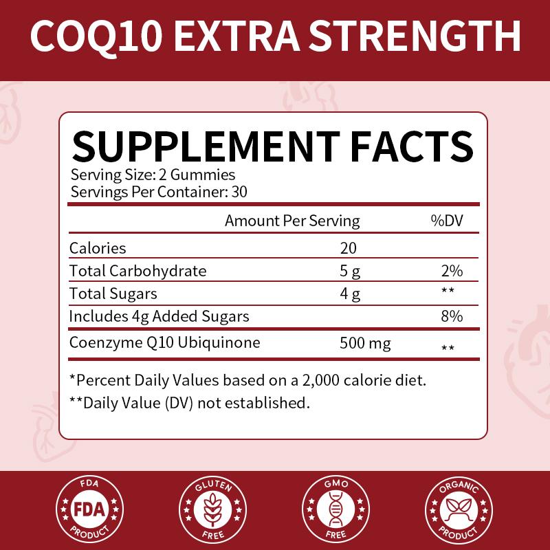 Orgmax COQ10 Gummies Dietary Supplement