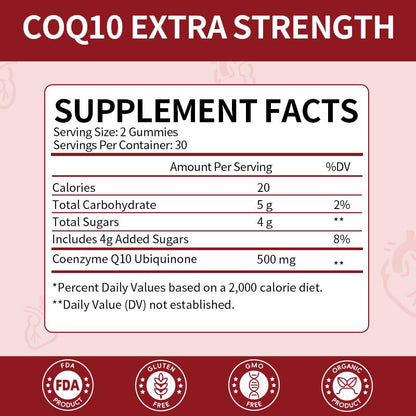 Orgmax COQ10 Gummies Dietary Supplement
