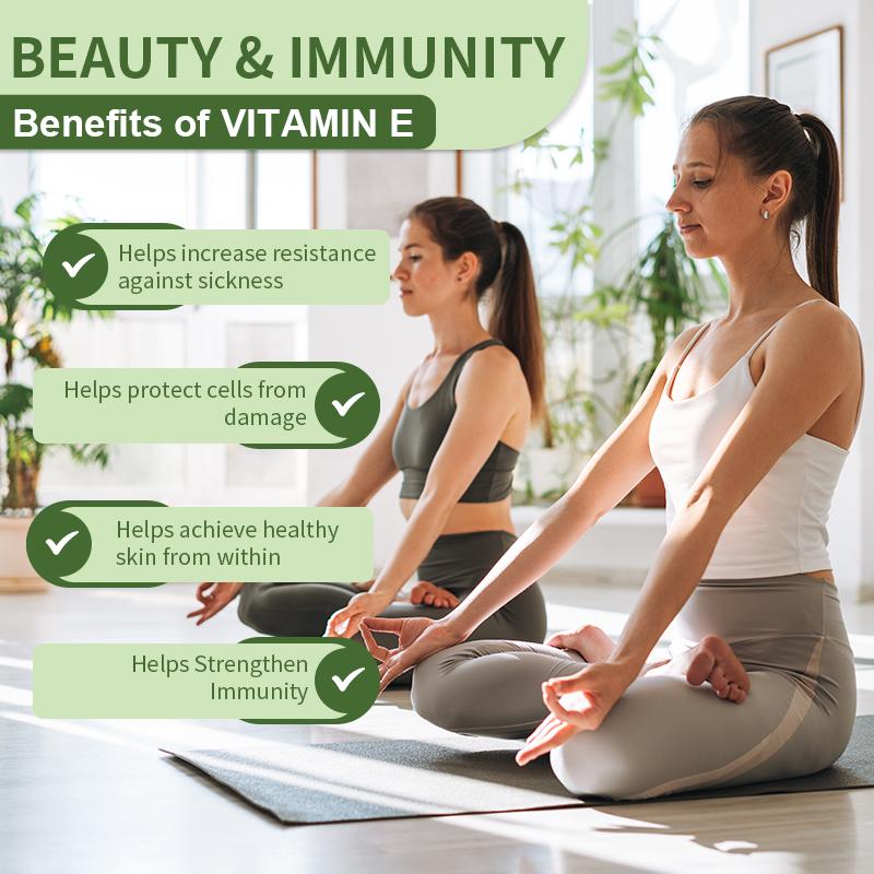 Orgmax Vitamin E 180 mg (400 IU), High Potency Vitamin Capsules, 120 Count