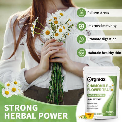 Orgmax Chamomile Flower Tea Dietary Supplement