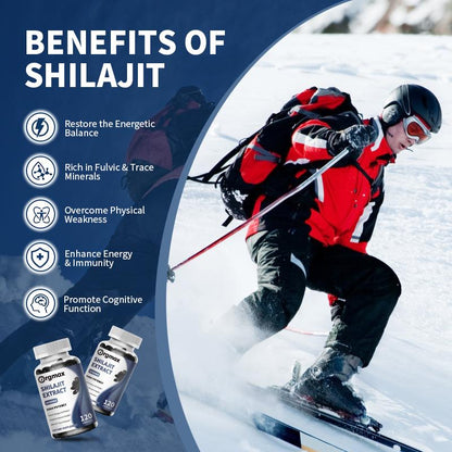 Orgmax Shilajit Extract 2000MG Capsules Dietary Supplement