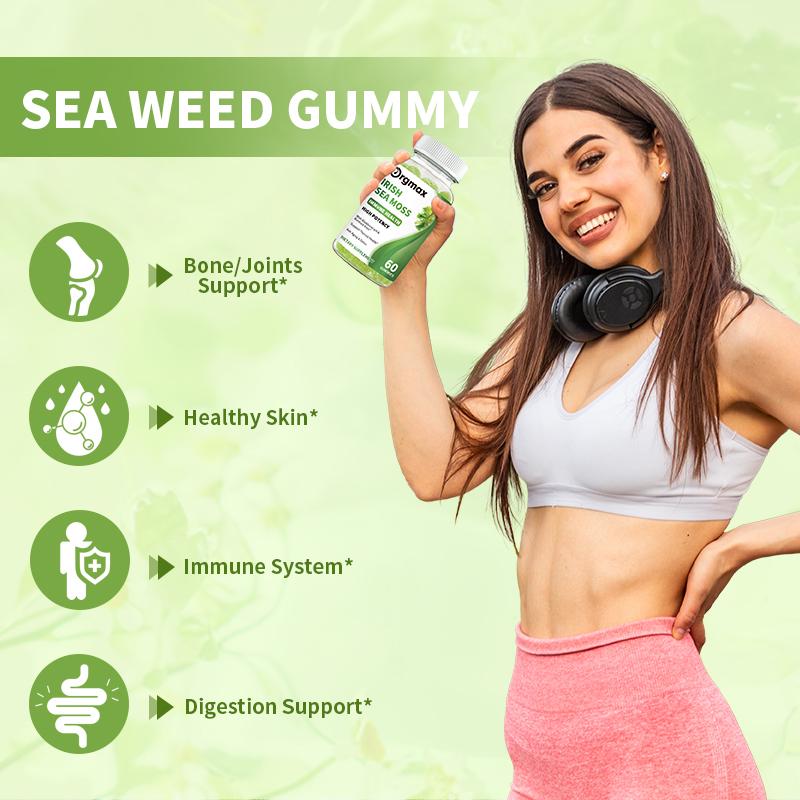 Orgmax Irish Sea Moss Gummies Dietary Supplement