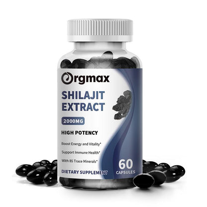 Orgmax Shilajit Extract 2000MG Capsules Dietary Supplement