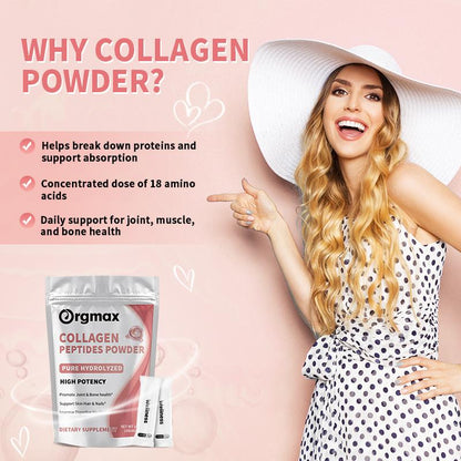 Orgmax Collagen Peptides Powder Dietary Supplement