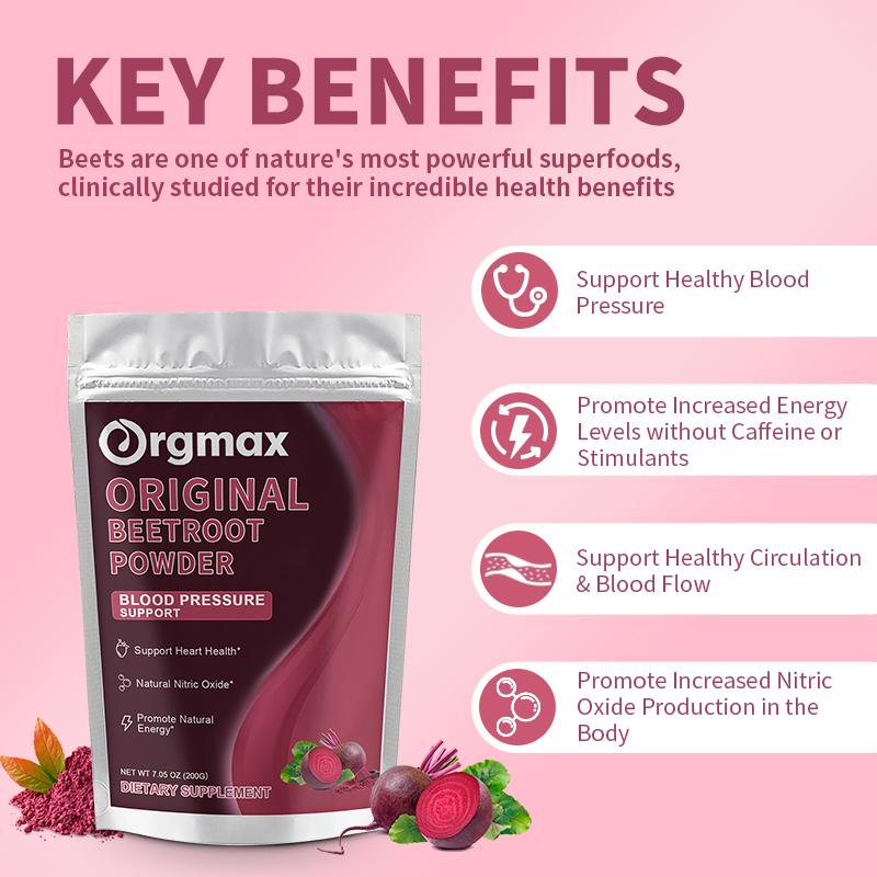 Orgmax Original Beetroot Powder Dietary Supplement