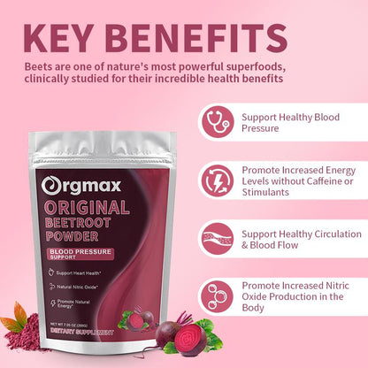 Orgmax Original Beetroot Powder Dietary Supplement