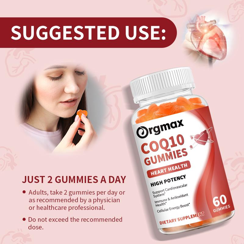 Orgmax COQ10 Gummies Dietary Supplement