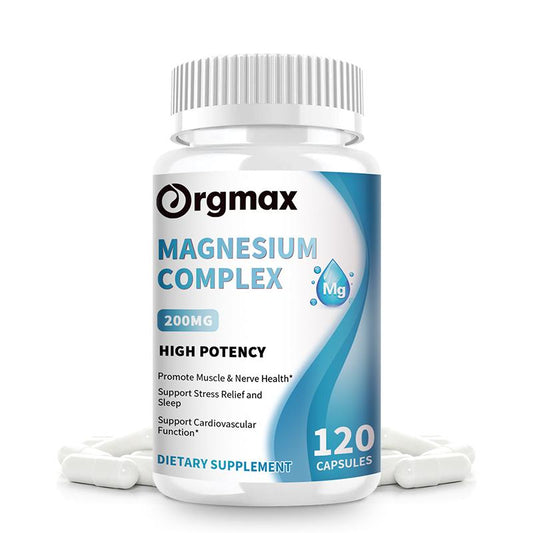 Orgmax Magnesium Blend Capsules 3in1 Powerful Formula High Potency Absorption
