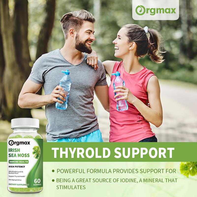 Orgmax Irish Sea Moss Gummies Dietary Supplement