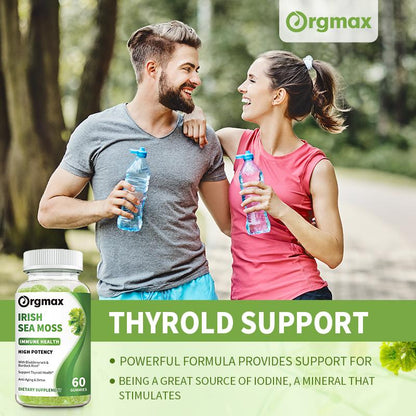 Orgmax Irish Sea Moss Gummies Dietary Supplement
