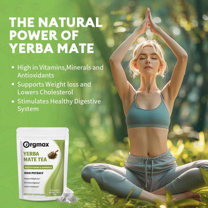 100% Pure Yerba Mate Leaves Tea Contains Amino Acids