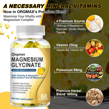 Orgmax Magnesium Glycinate Gummies